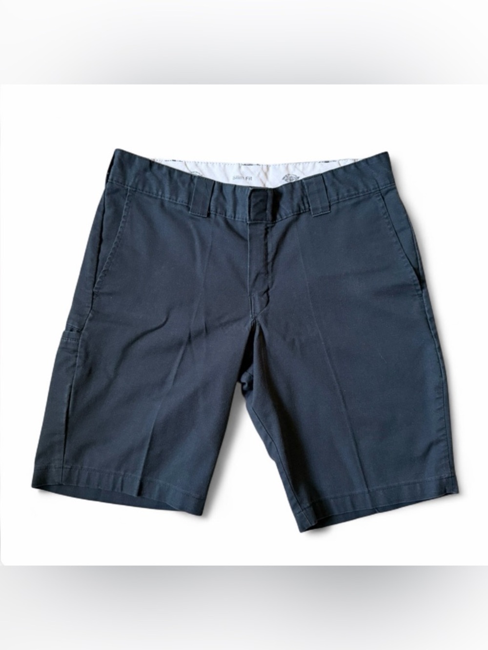 DICKIES Slim Fit Blue Shorts
